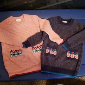 2 Hanna Andersson size 100 sweaters